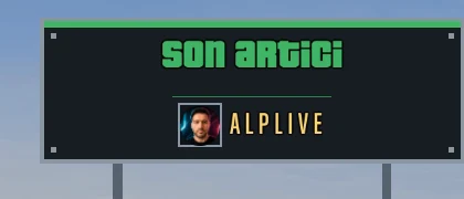 Gökyüzündeki SON ARTICI tabelası, ALPLIVE adıyla