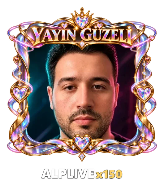 Yayın Güzeli çerçevesinde profil resmi, altında ad ve puan.
