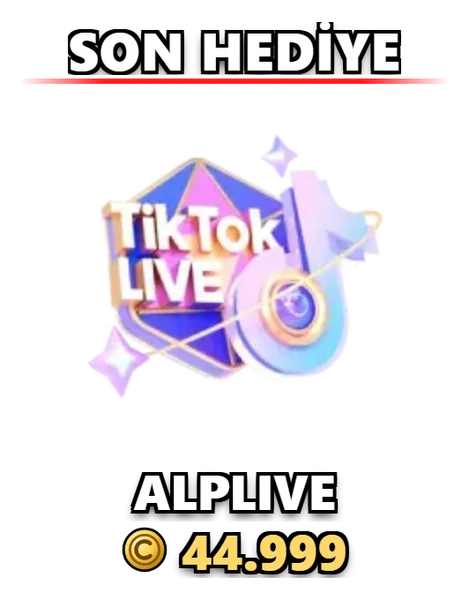 Son hediye: hediye resmi, ad ve jeton değeri.
