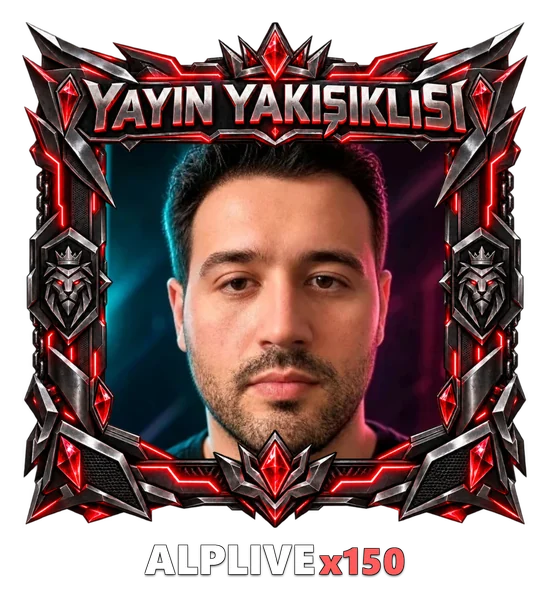 Yayın Yakışıklısı çerçevesinde profil resmi.